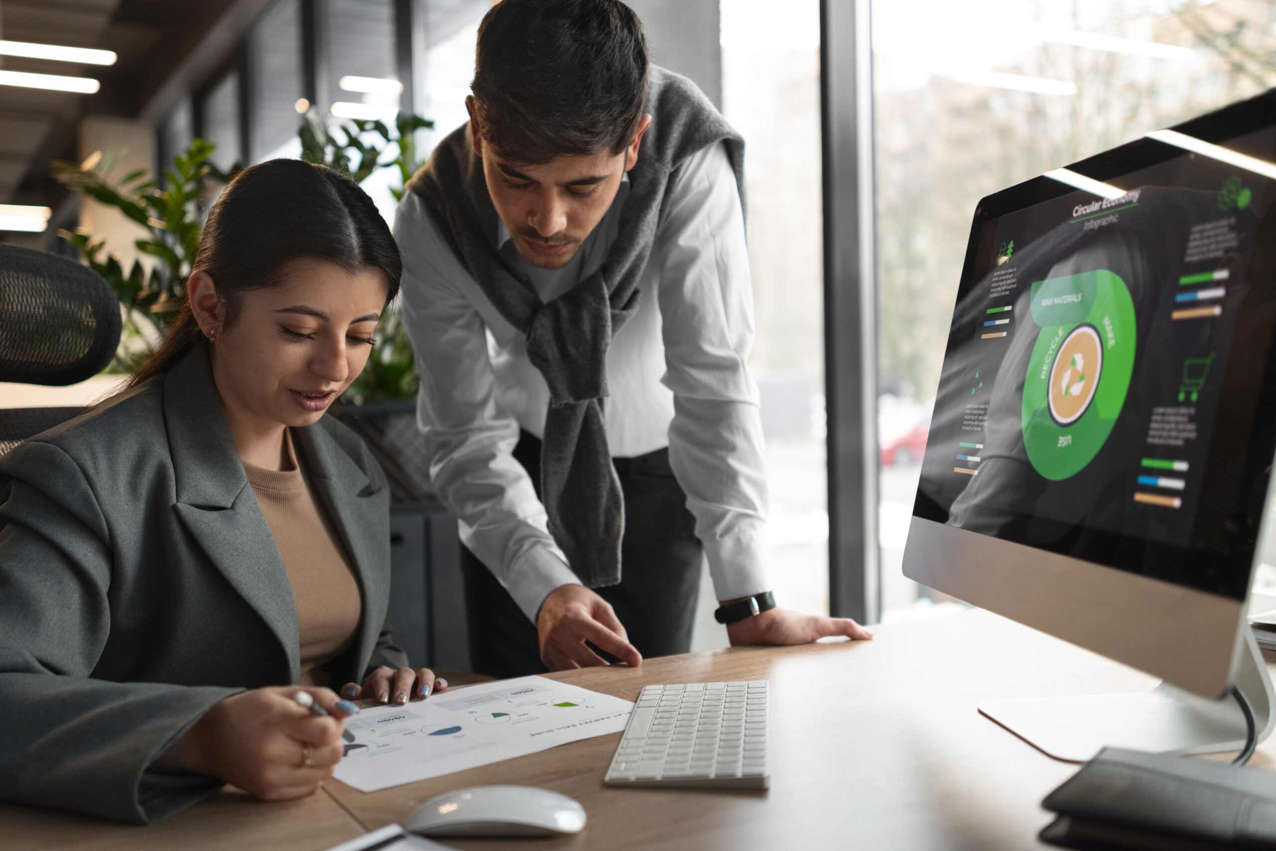 people-analyzing-checking-finance-graphs-office people analyzing checking finance graphs office scaled